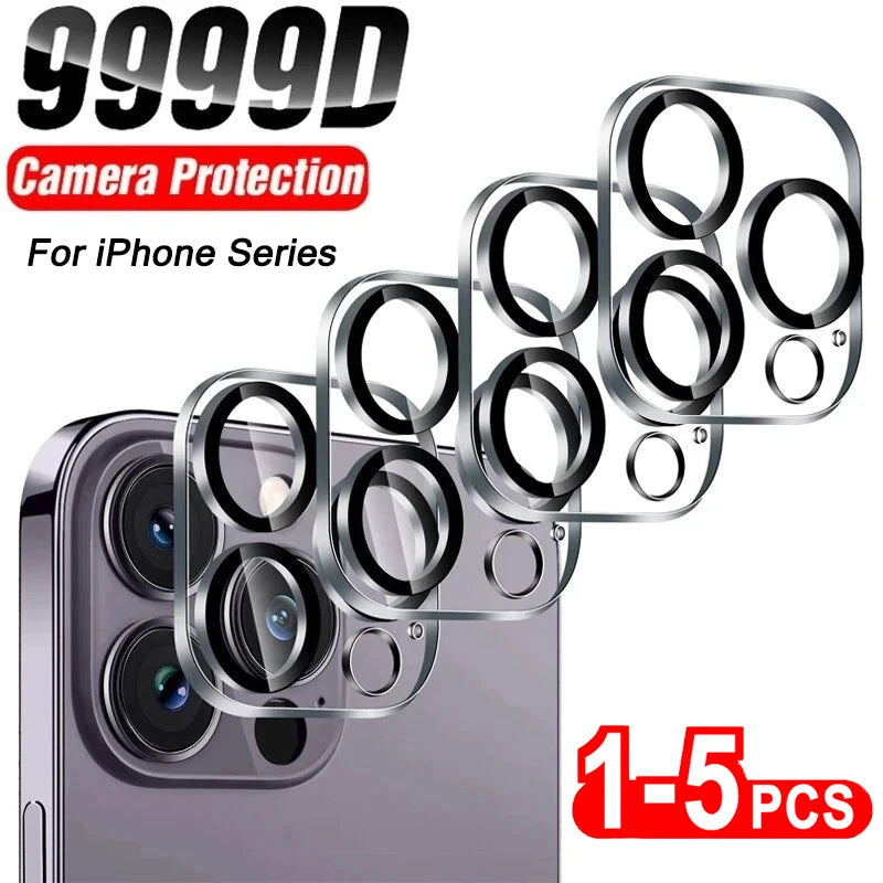 Protection d’Objectif Appareil Photo 9999D pour iPhone (1 à 5 pièces)