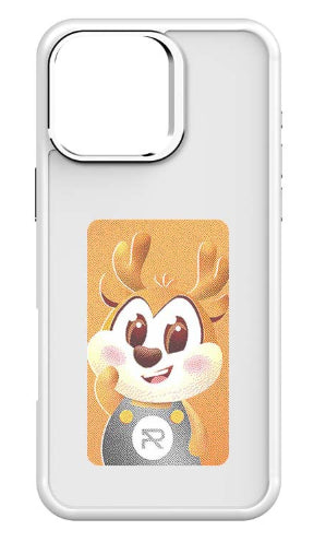 InkArt NFC – Coque E-Ink Personnalisable (Noir / Transparent) – Compatible iPhone