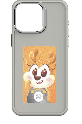 InkArt NFC – Coque E-Ink Personnalisable (Noir / Transparent) – Compatible iPhone