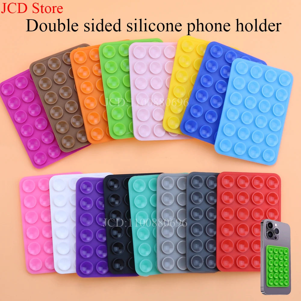 Étui de Téléphone à Ventouse en Silicone Double Face – Antidérapant & Réutilisable