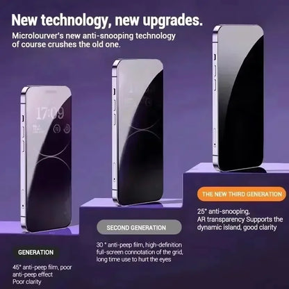 Lot de 3 Protections Écran 8K HDR Anti-Espion