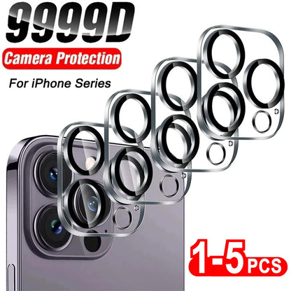 Protection d’Objectif Appareil Photo 9999D pour iPhone (1 à 5 pièces)