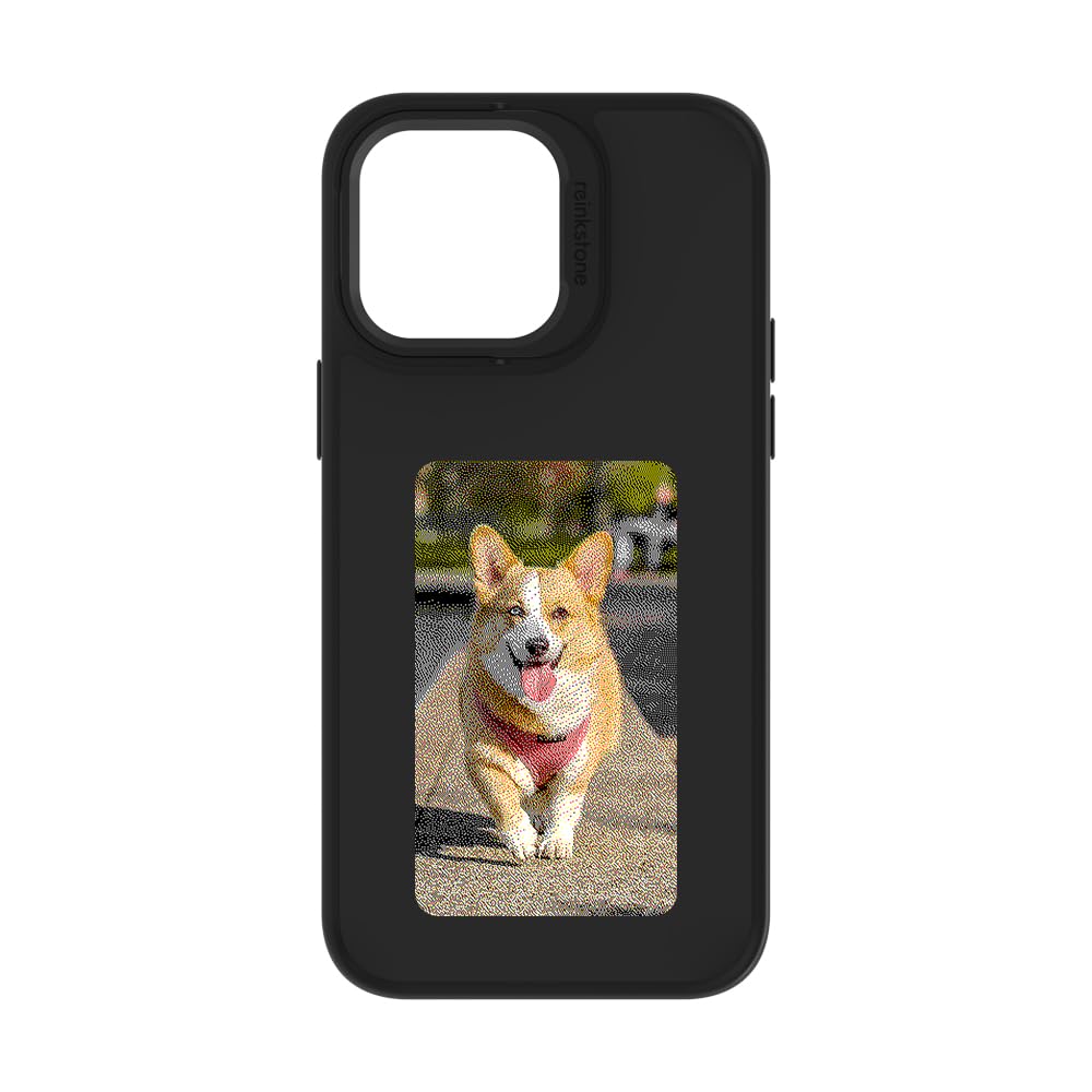 InkArt NFC – Coque E-Ink Personnalisable (Noir / Transparent) – Compatible iPhone