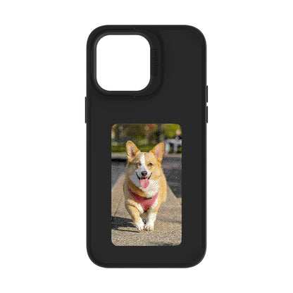 InkArt NFC – Coque E-Ink Personnalisable (Noir / Transparent) – Compatible iPhone